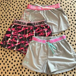 3 Under Armour Shorts Youth Medium